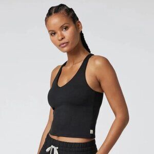 Vuori NWT Halo Performance Crop 2.0 Lg Black Heather